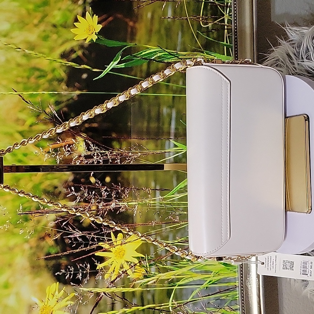 Urban Expressions Ivory “Julia” Shoulder Bag NWT – Vegan Leather - Picture 3 of 11